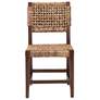 3_bali & pari Alise Handwoven Seagrass Dining Chair with Mahogany Wood Frame more views