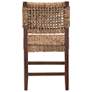 5_bali & pari Alise Handwoven Seagrass Dining Chair with Mahogany Wood Frame more views
