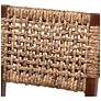 6_bali & pari Alise Handwoven Seagrass Dining Chair with Mahogany Wood Frame more views