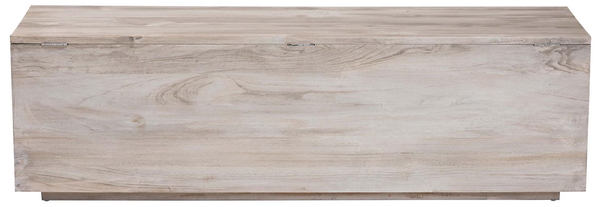 Image 6 bali & pari Alvaro Wood Storage Trunk with Hinged Lid - Blanket Chest more views