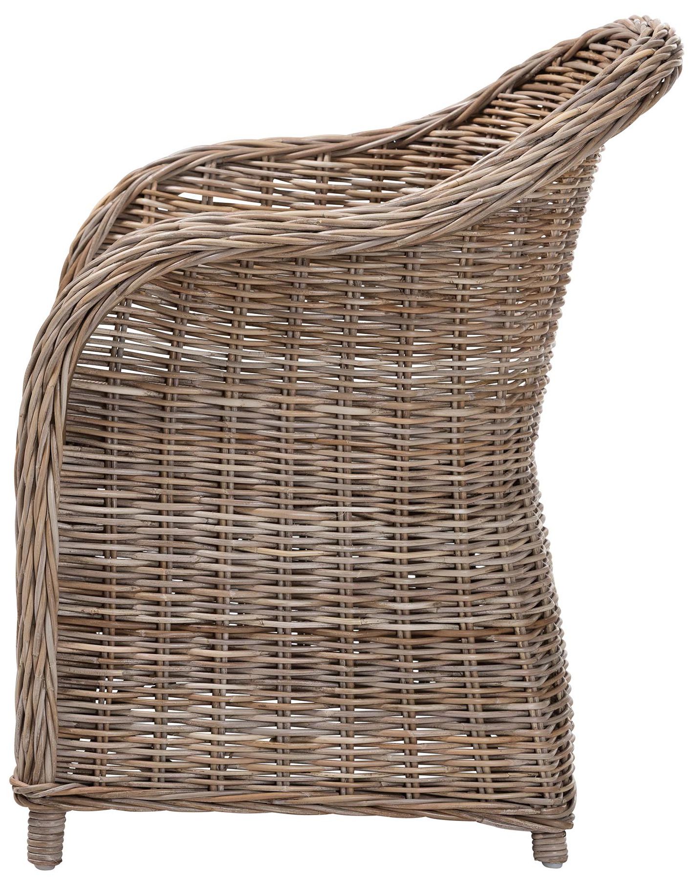 Image 4 bali & pari Amanda Natural Rattan Armchair with Removable Cushion more views