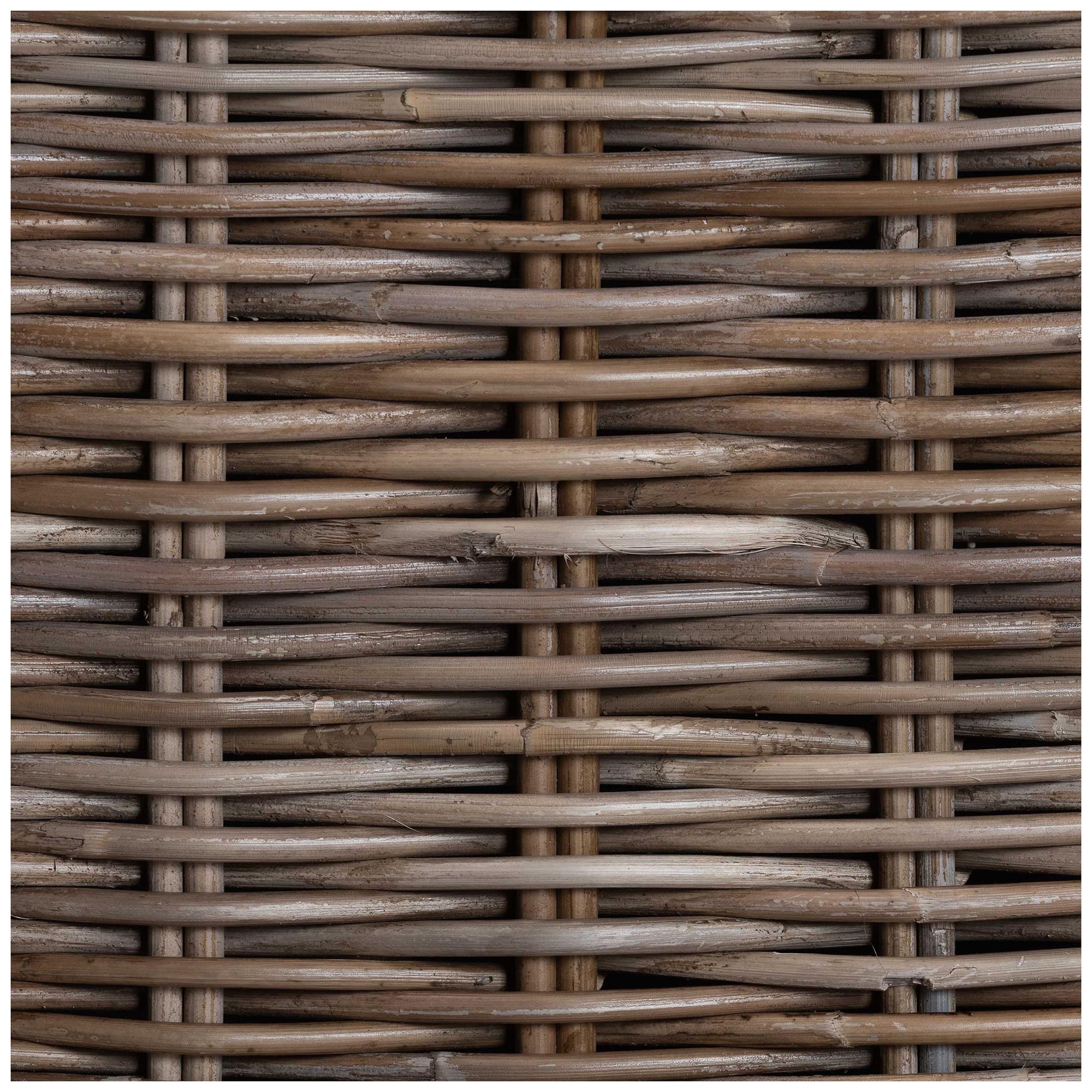 bali & pari Amanda Natural Rattan Armchair with Removable Cushion