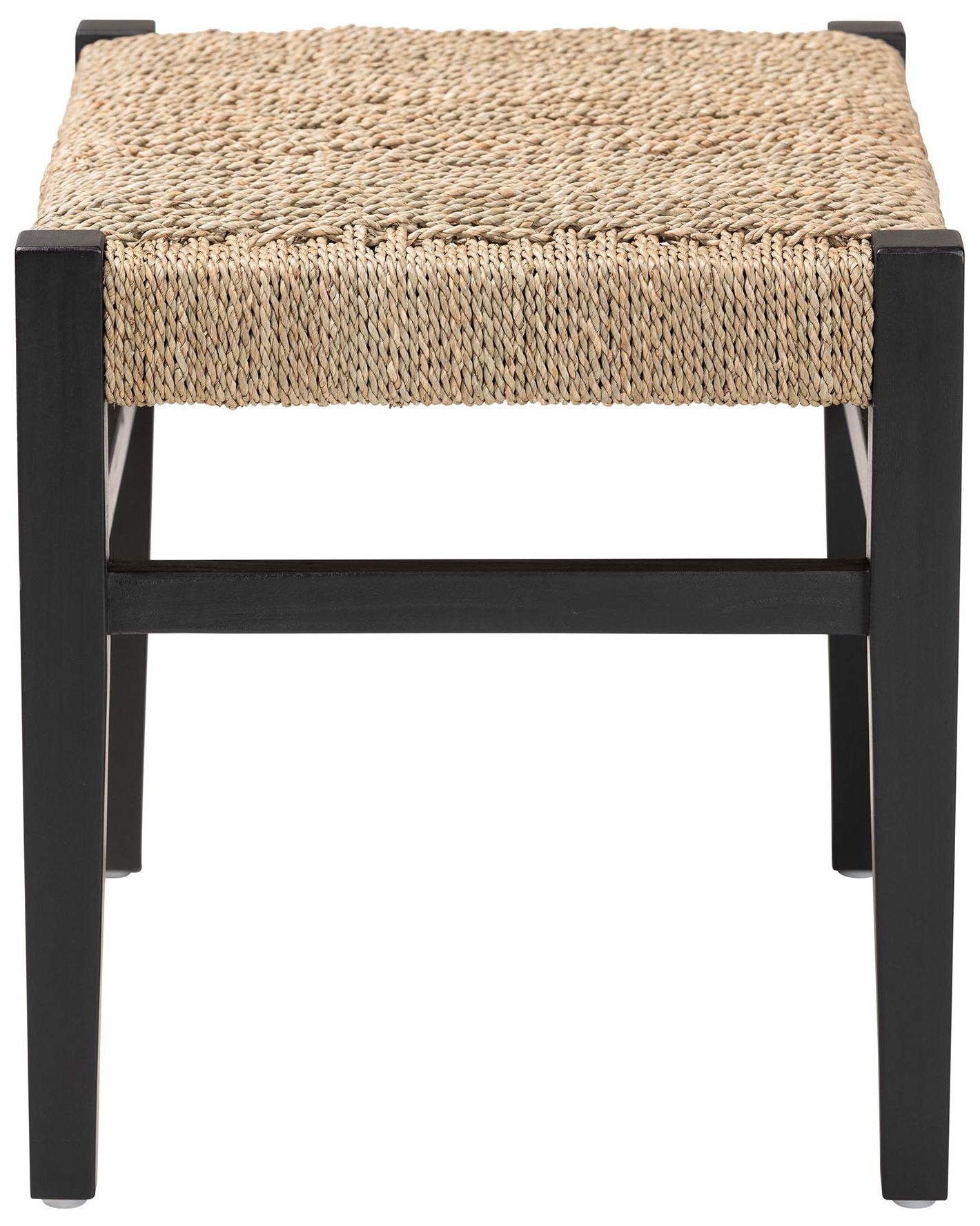 Image 4 bali & pari Amber Seagrass Accent Bench - Handwoven Natural Fiber Stool more views