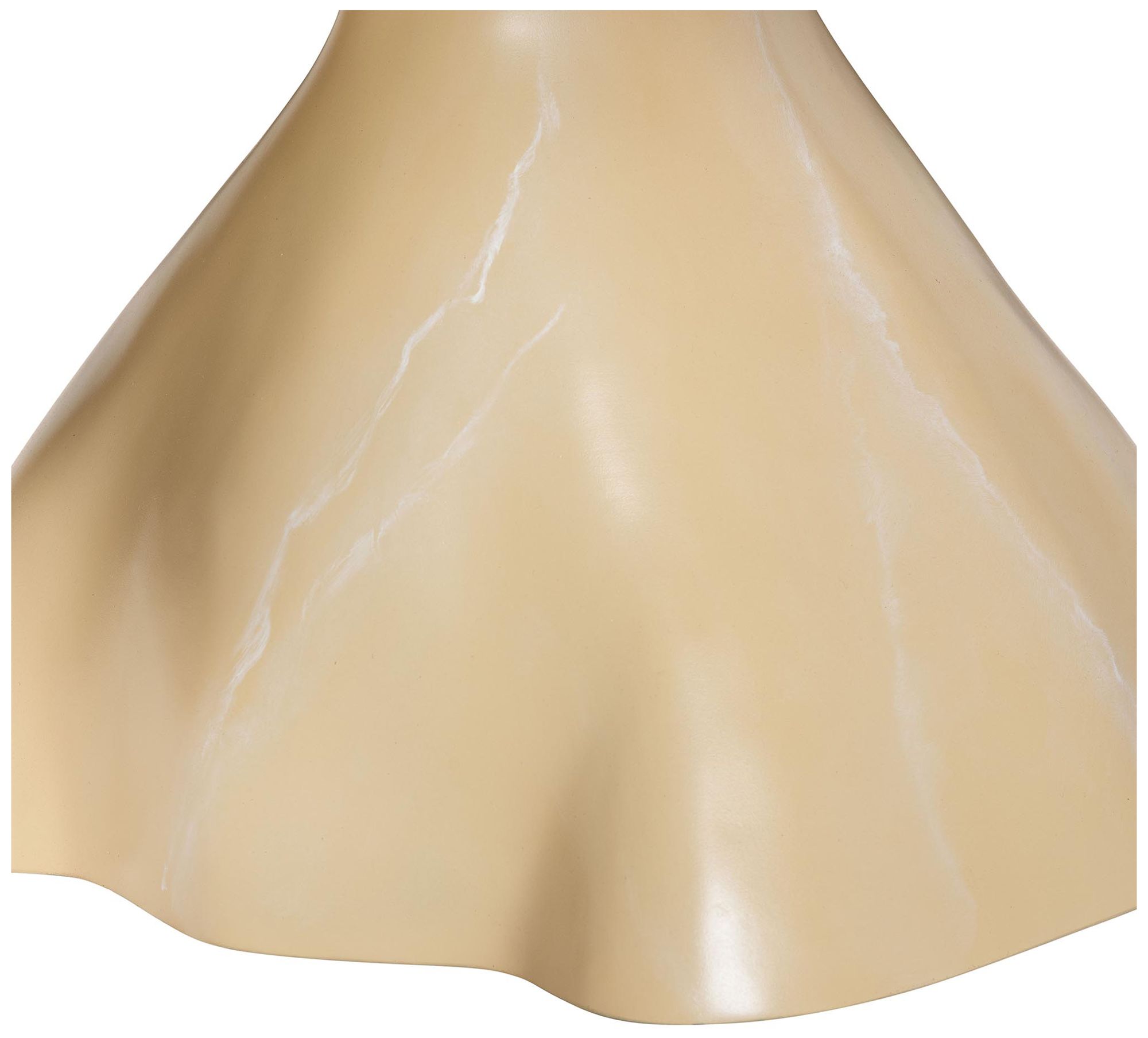 Image 7 bali & pari Aponi Marbled Resin Coffee Table with Round Top, Cream more views