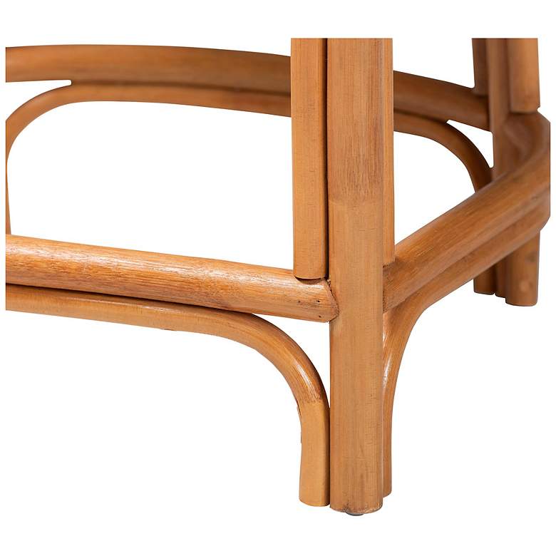 Image 7 bali & pari Aria Natural Rattan Counter Stool with Removable Cushion more views