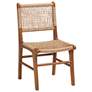 Thumbnail2 of bali & pari Ariba Mahogany Wood Frame and Viro Fiber Weaving Dining Chair