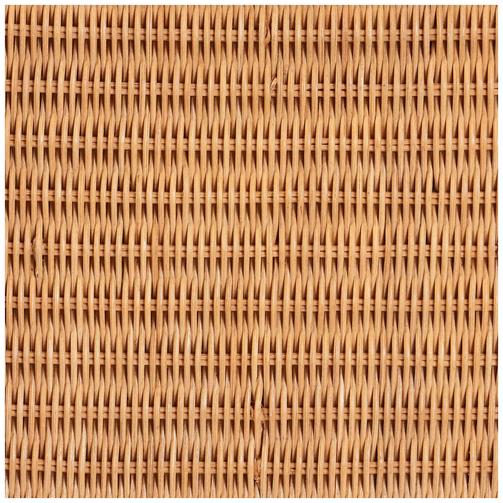 Image 7 bali & pari Ayleen Natural Rattan Basket with Scalloped Lid, Medium more views