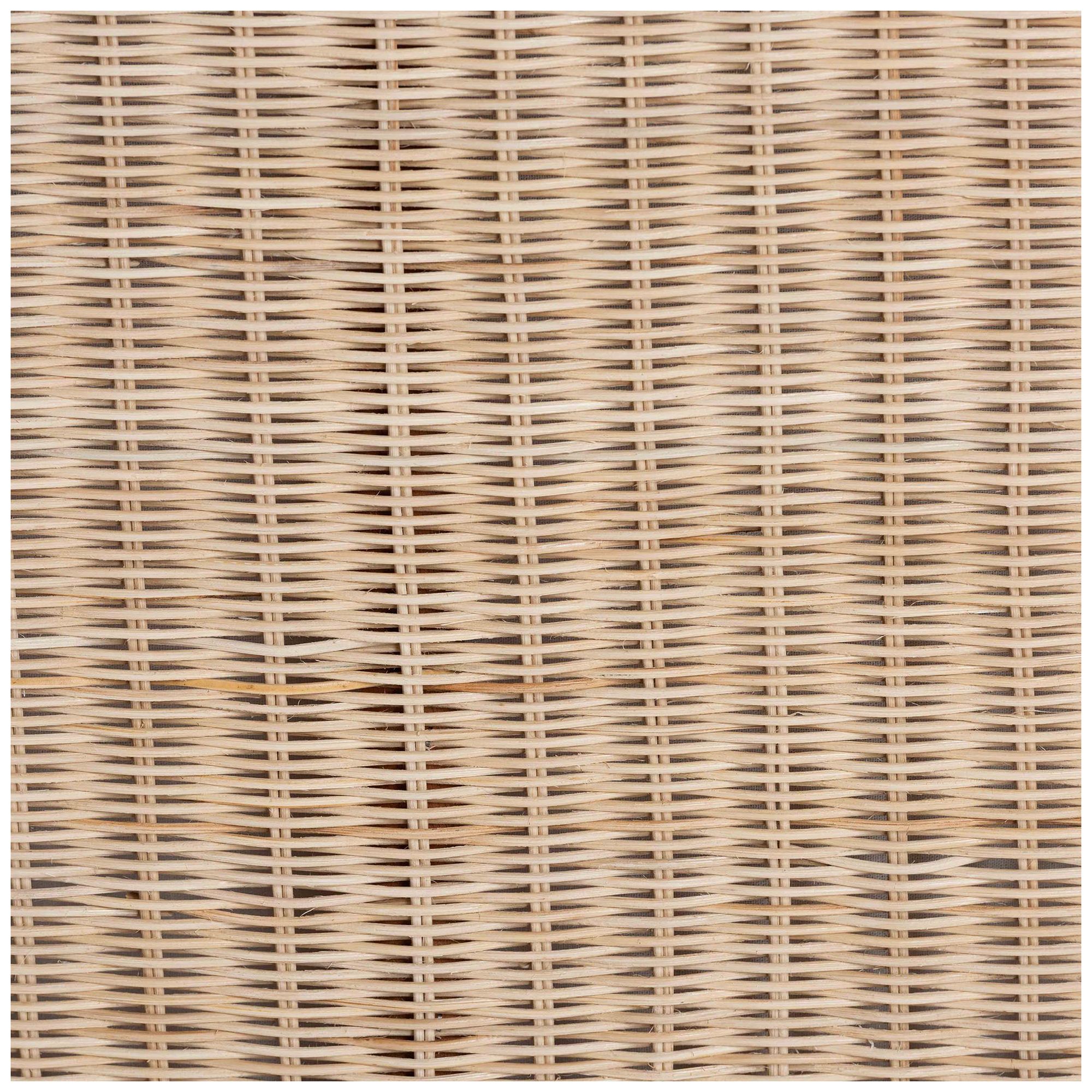 bali & pari Barid Braided Rattan Oval Storage Bench