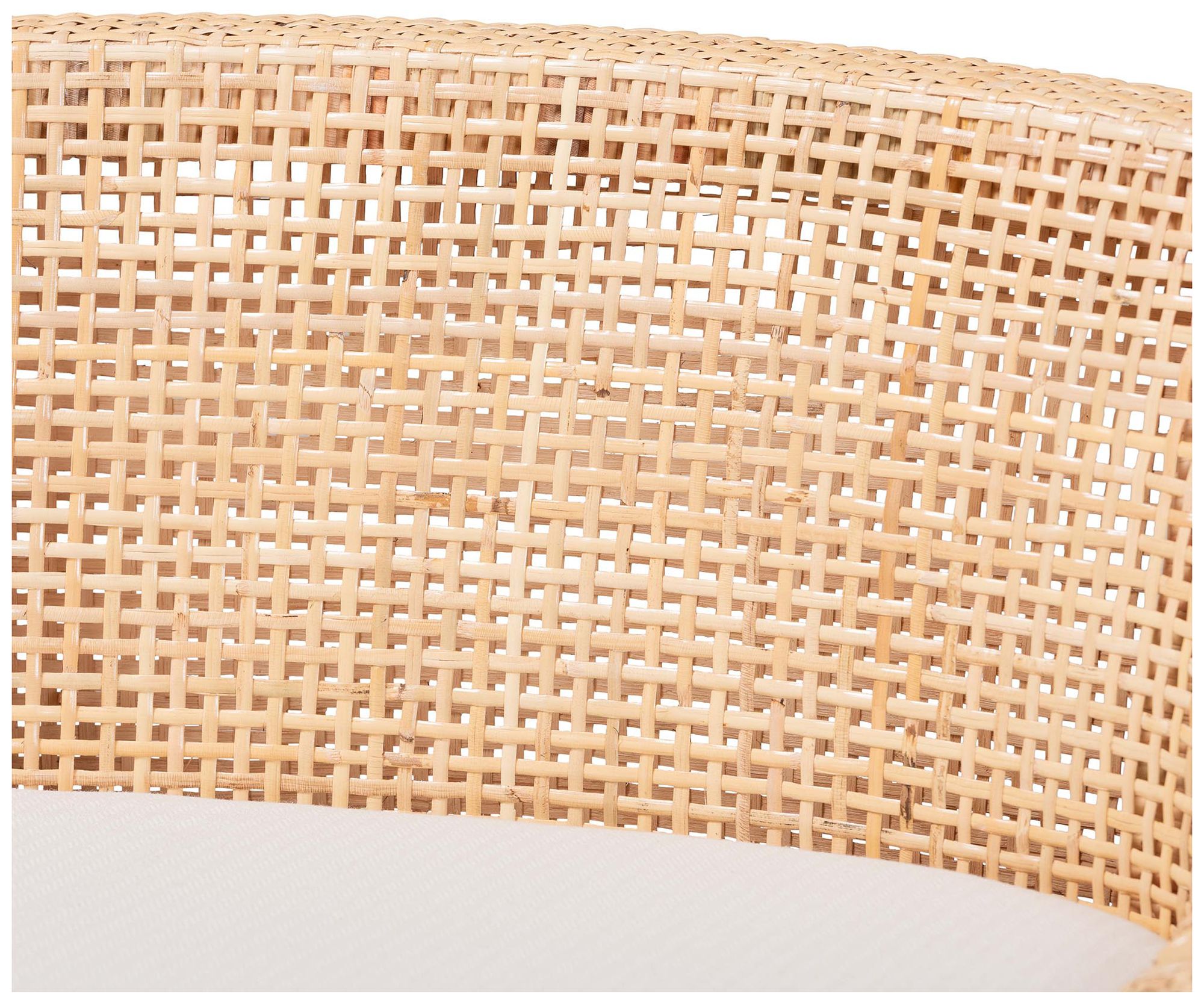 Image 6 bali & pari Beata Natural Rattan Counter Stool - Wingback Counter Chair more views