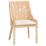 2_bali & pari Beata Natural Rattan Dining Chair - Accent Chair