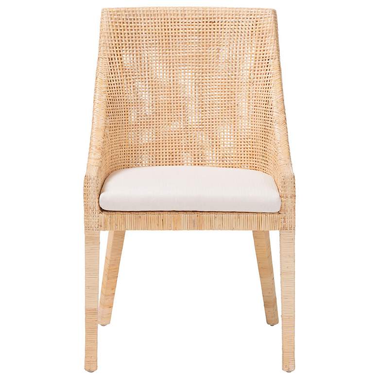 Image 3 bali & pari Beata Natural Rattan Dining Chair - Accent Chair more views