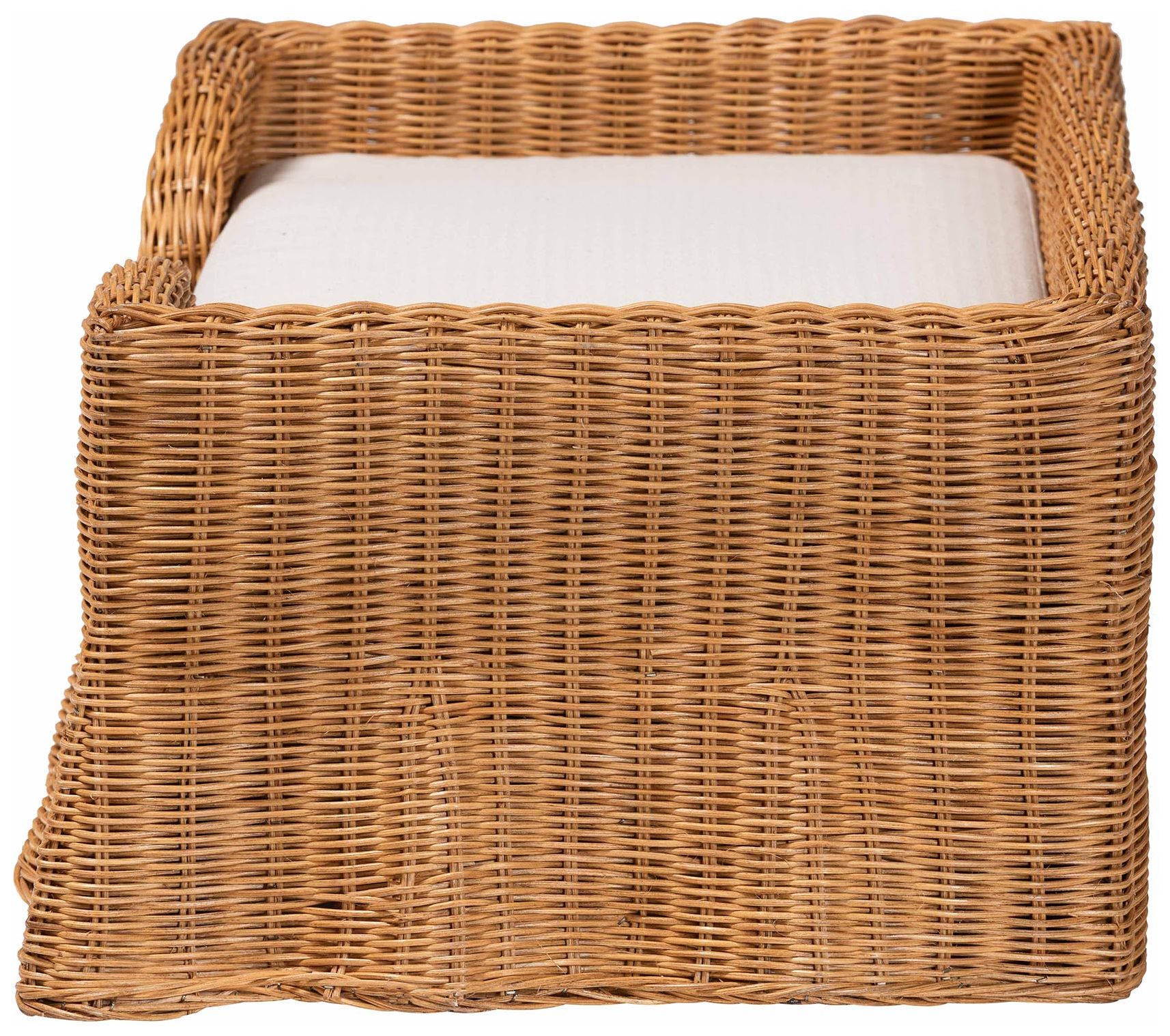 Image 4 bali & pari Belita Rattan Pet Bed for Dogs or Cats with Removable Cushion more views