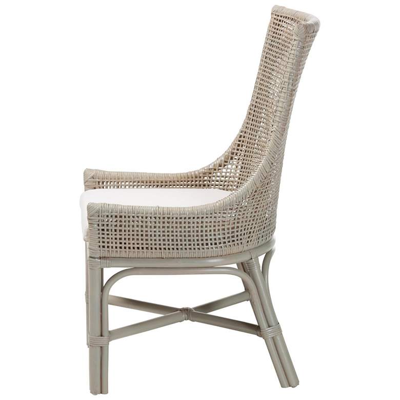 Image 4 bali & pari Bella Rattan Dining Chair with Cushion - Accent Side Chair more views