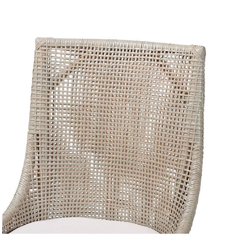 Image 6 bali & pari Bella Rattan Dining Chair with Cushion - Accent Side Chair more views