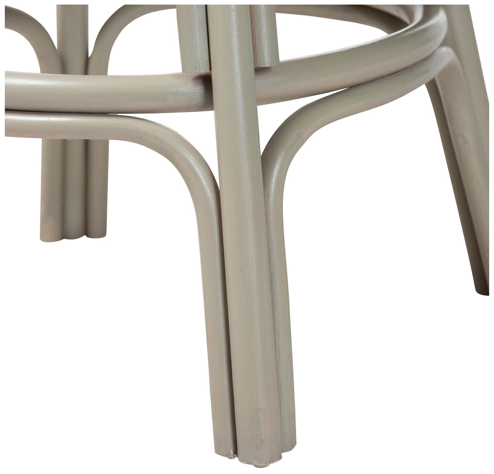 Image 6 bali & pari Bella Swivel Rattan Bar Stool with Cushion - Wicker Bar Chair more views