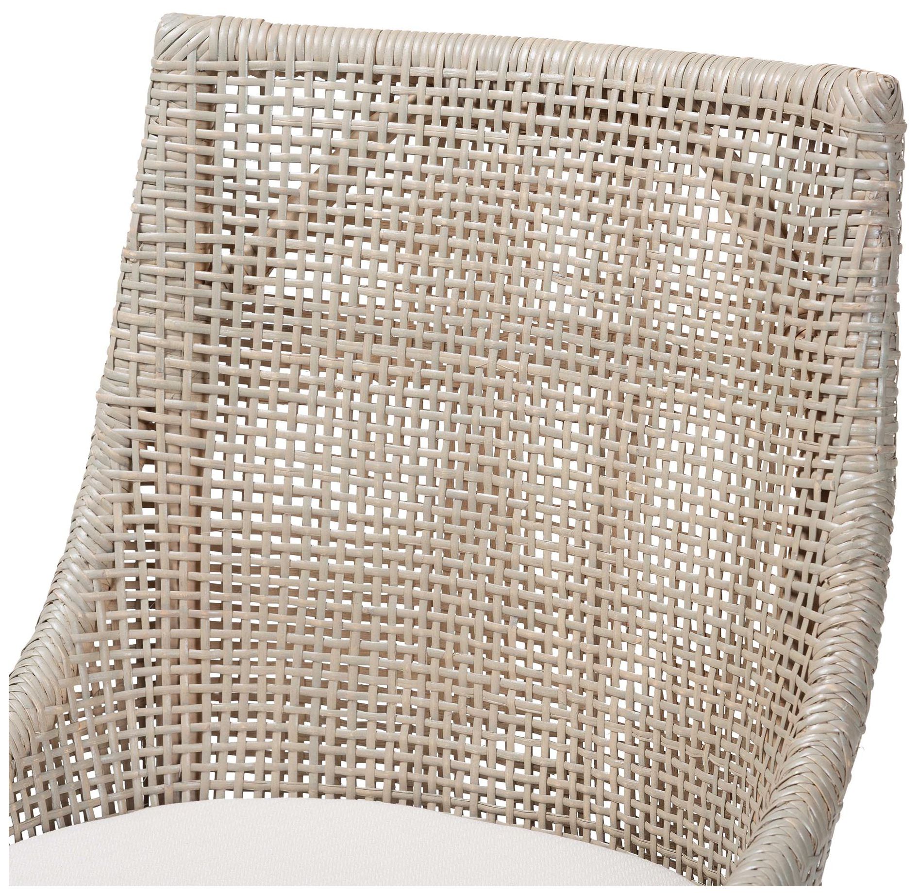 Image 5 bali & pari Bella Swivel Rattan Counter Stool with Cushion more views