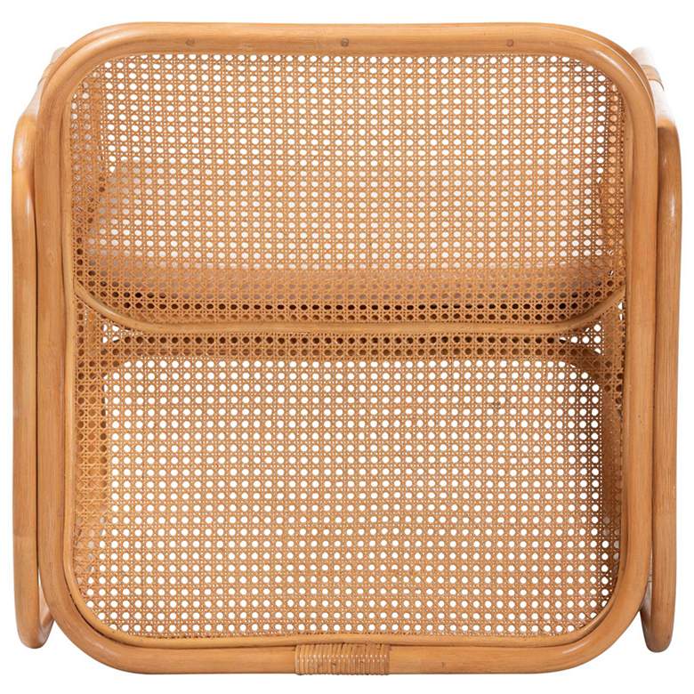 Image 5 bali & pari Cambridge Natural Rattan Armchair - Handcrafted Lounge Chair more views