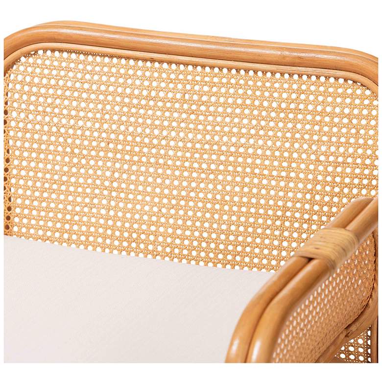 Image 6 bali & pari Cambridge Natural Rattan Armchair - Handcrafted Lounge Chair more views