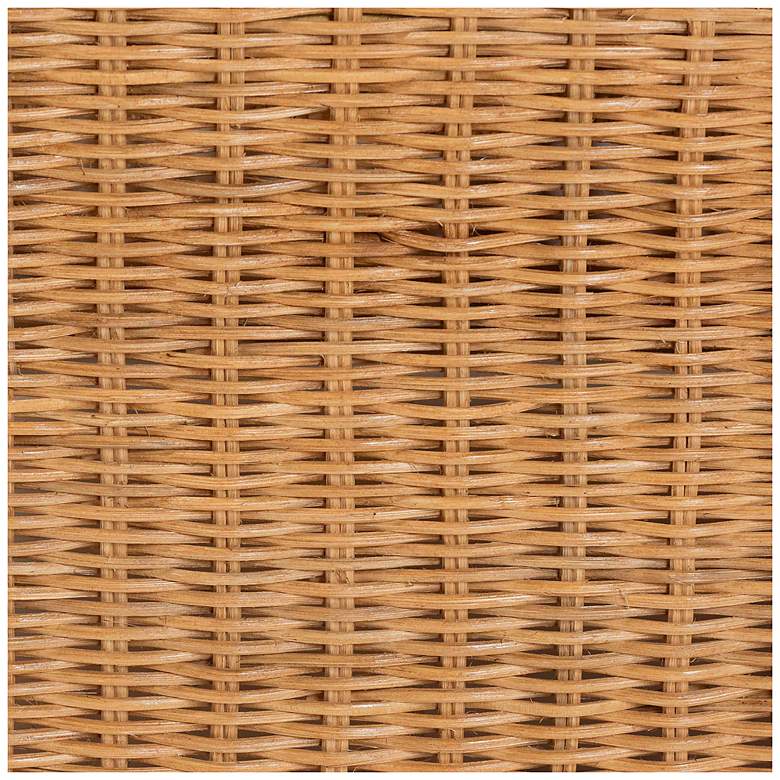 Image 7 bali & pari Carina Natural Rattan Armchair with Cushion - Lounge Chair more views