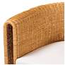 6_bali & pari Carina Natural Rattan Barrel Dining Chair more views