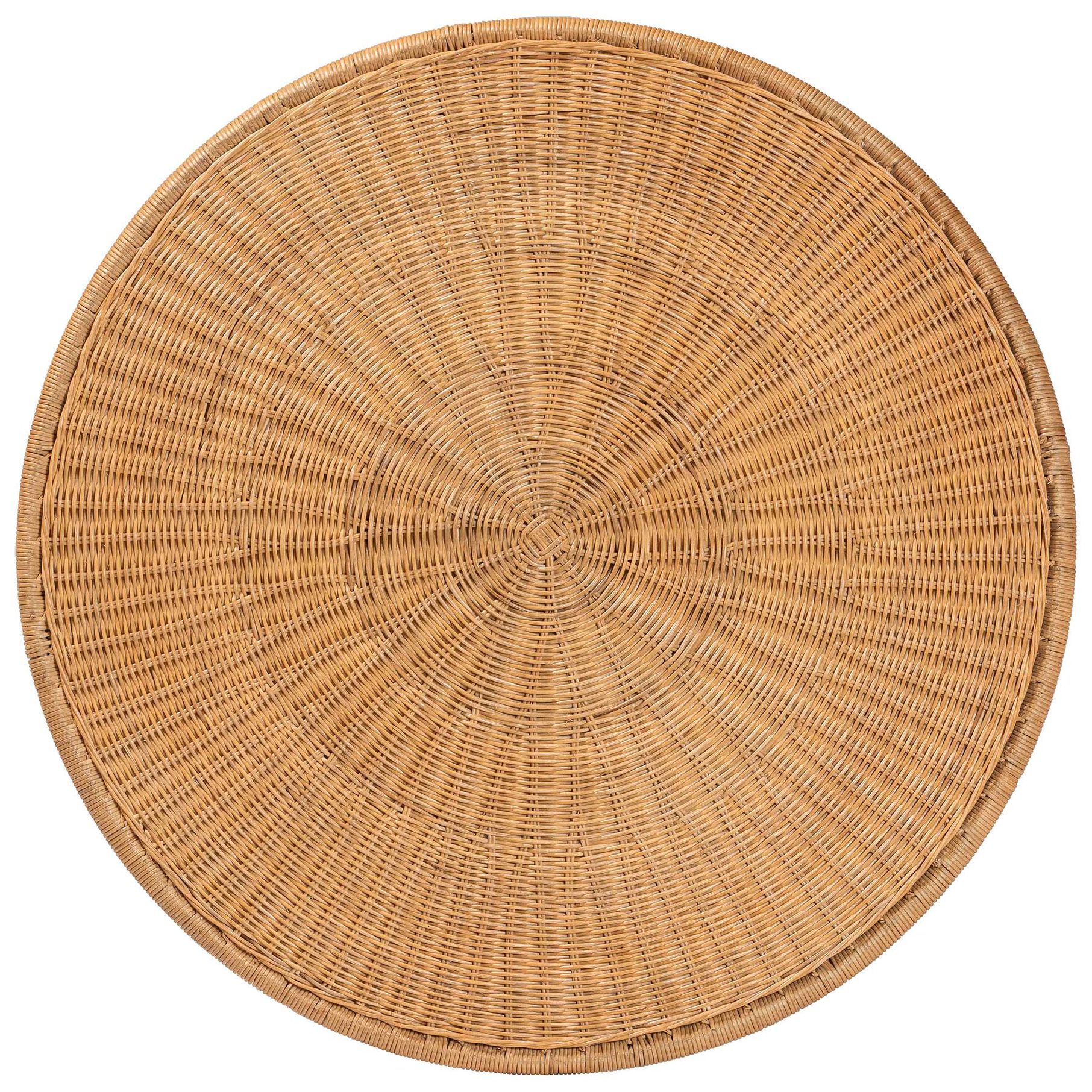 Image 5 bali & pari Caroline Round Natural Rattan Coffee Table more views