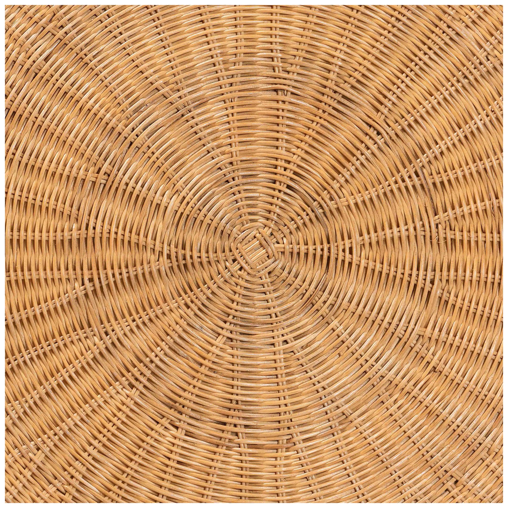Image 6 bali & pari Caroline Round Natural Rattan Coffee Table more views