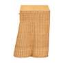 5_bali & pari Chica Scalloped Natural Rattan Console Table, Rectangle more views
