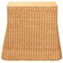 6_bali & pari Chica Scalloped Natural Rattan Console Table, Rectangle more views