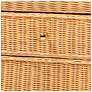 7_bali & pari Chica Scalloped Natural Rattan Console Table, Rectangle more views