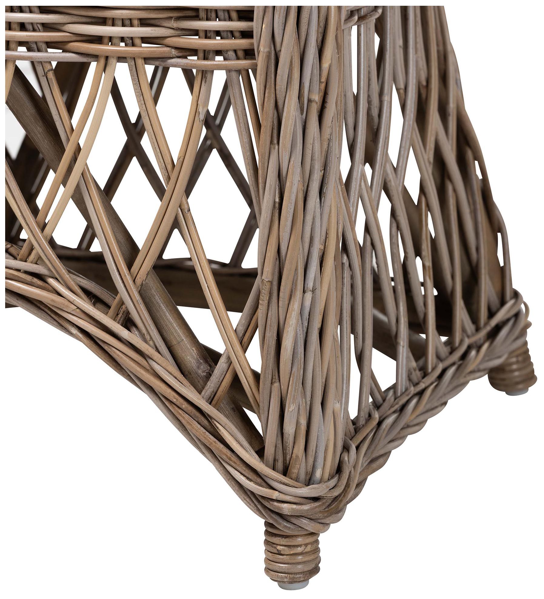 Image 7 bali & pari Debra Natural Rattan Armchair with Removable Cushion more views