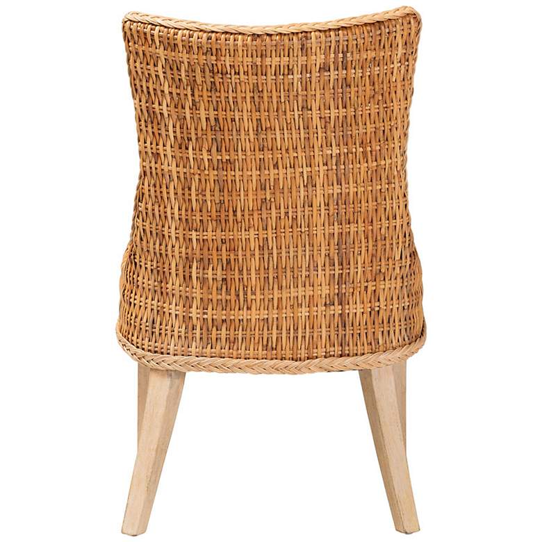 Image 5 bali & pari Derris Natural Rattan Dining Chair with Cushion more views