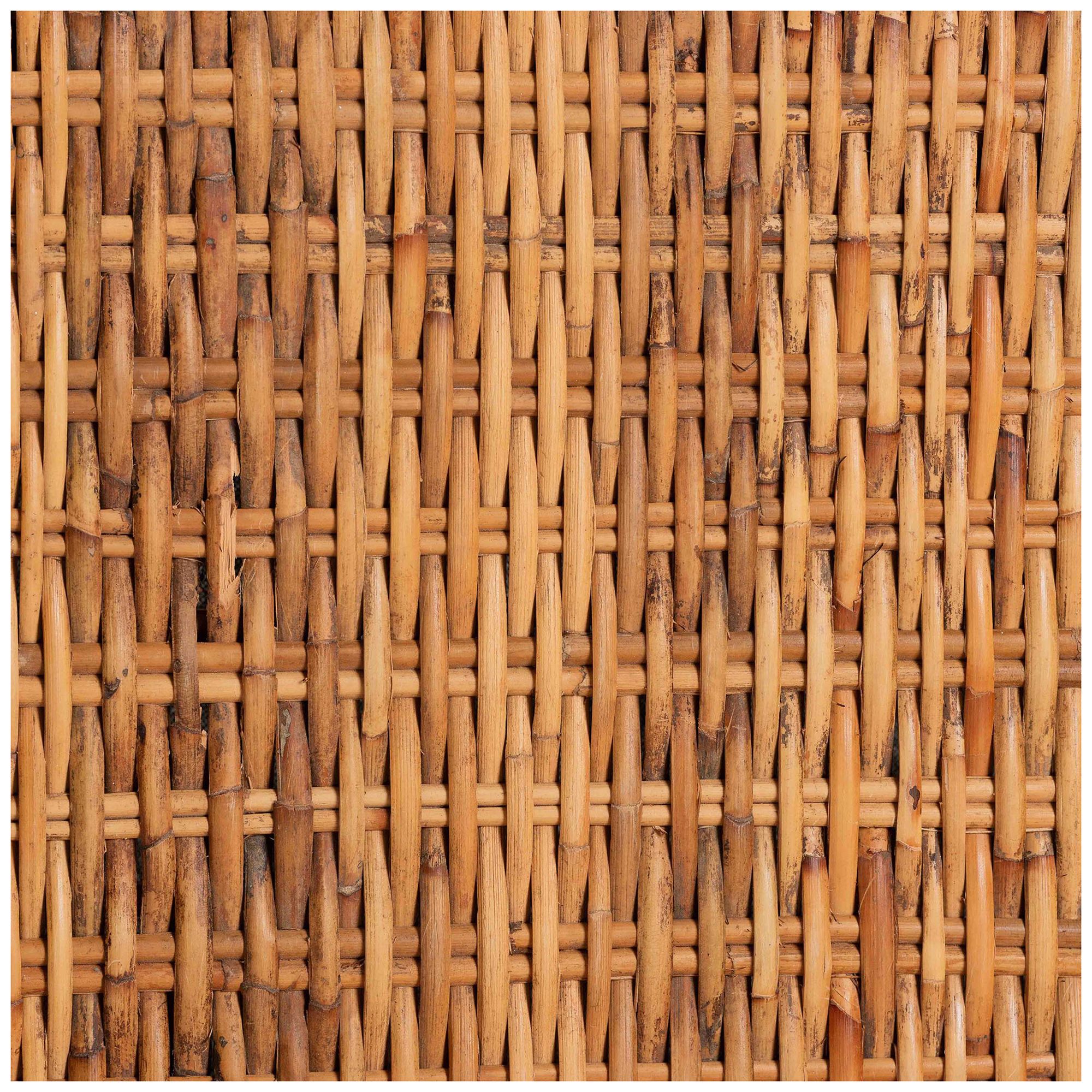 bali & pari Derris Natural Rattan Dining Chair with Cushion