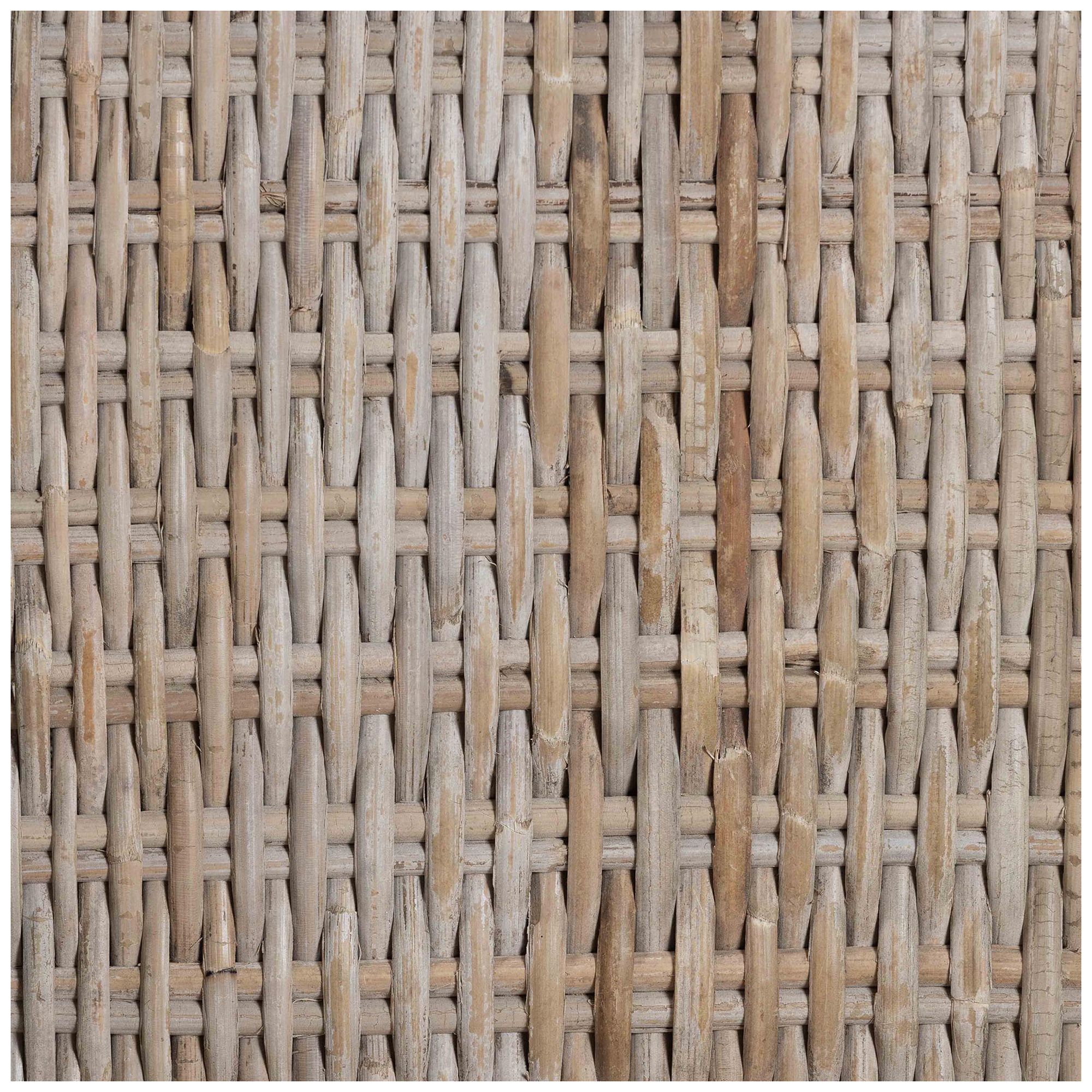 bali & pari Derris Natural Rattan Light Honey Dining Chair with Cushion