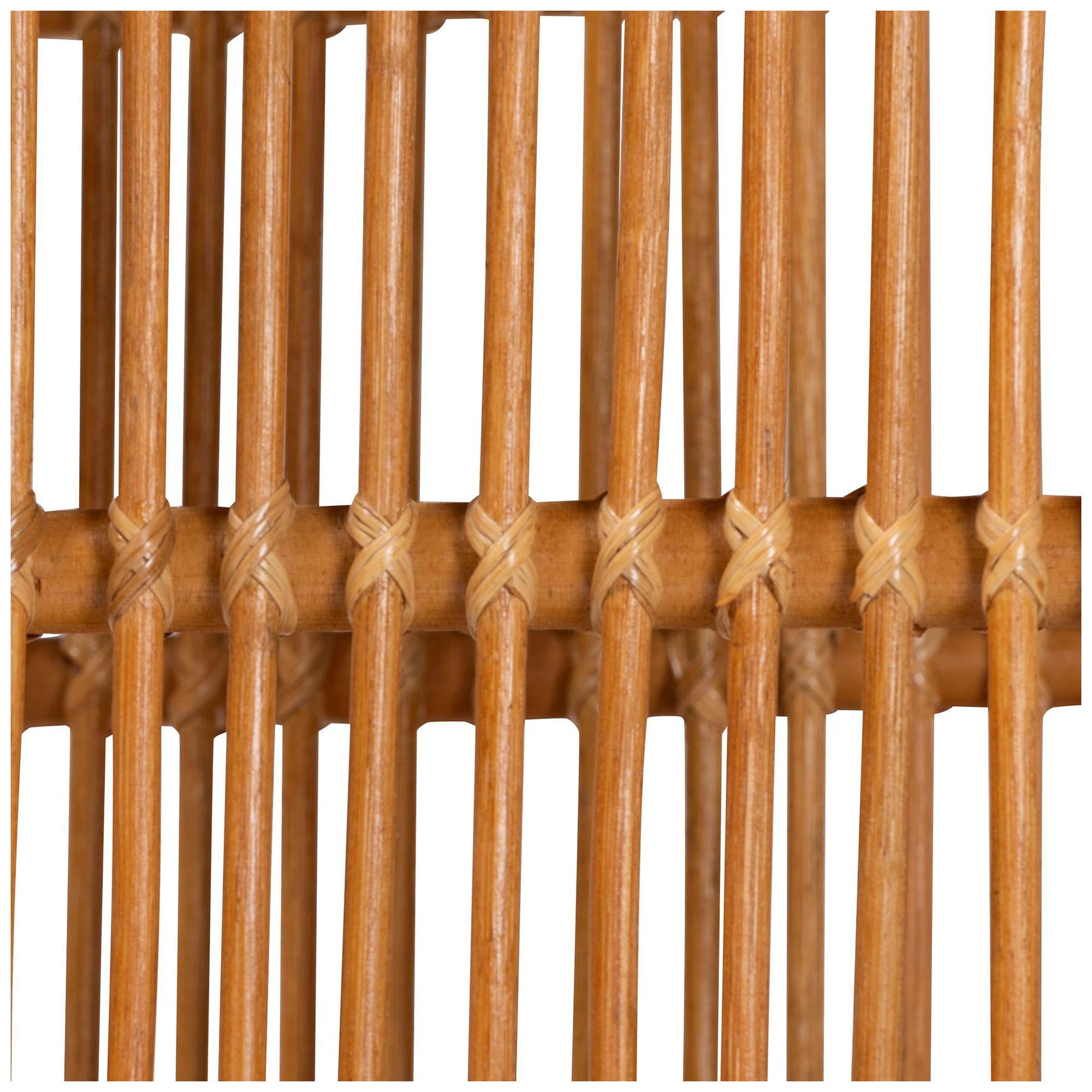 Image 7 bali & pari Diwata Modern Bohemian Natural Brown Rattan Kitchen Cart more views