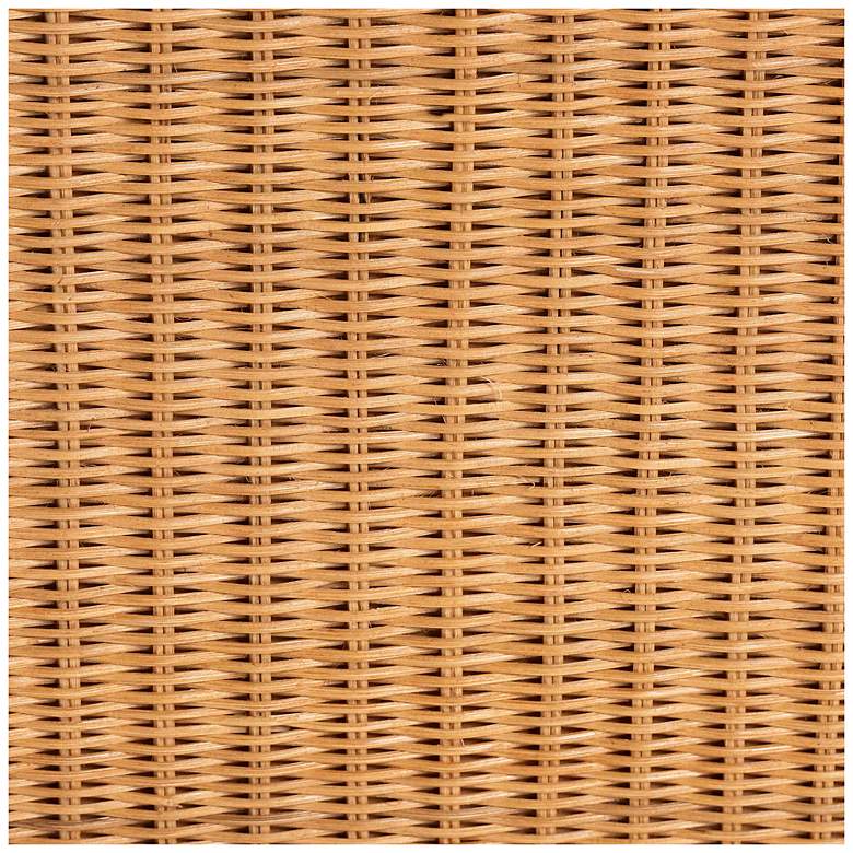 Image 7 bali & pari Dolby Natural Rattan Console Table - Wicker Accent Table more views