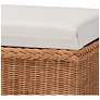 6_bali & pari Eamon Braided Rattan Storage Bench with Cushioned Lift Top Lid more views