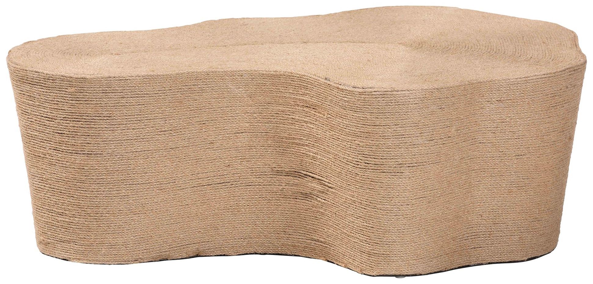 Image 3 bali & pari Edna Natural Jute Coffee Table - Textured Handwoven more views