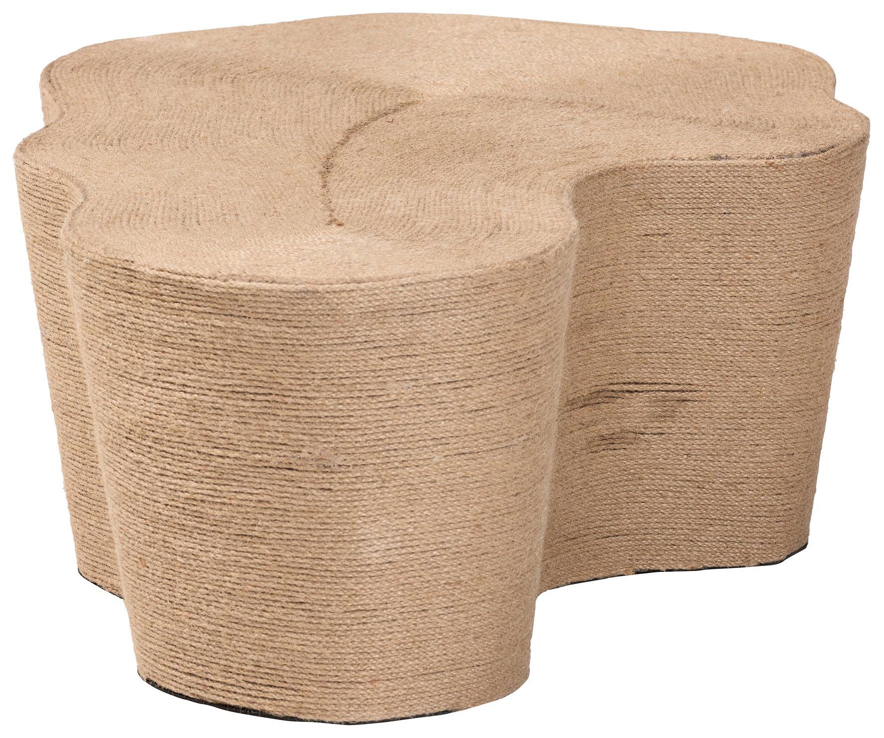 Image 4 bali & pari Edna Natural Jute Coffee Table - Textured Handwoven more views