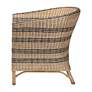 4_bali & pari Elda Natural Rattan Accent Chair - Wicker Barrel-Back Chair more views