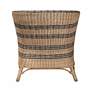 5_bali & pari Elda Natural Rattan Accent Chair - Wicker Barrel-Back Chair more views