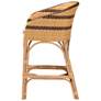 4_bali & pari Elma Rattan Counter Stool with Cushion - Counter Chair more views