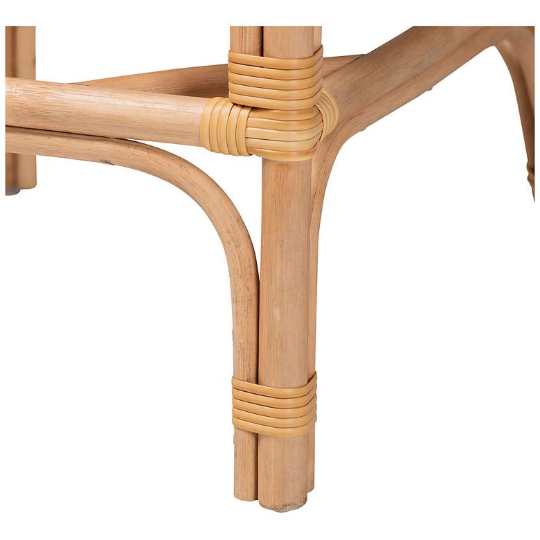 Image 7 bali & pari Elma Rattan Counter Stool with Cushion - Counter Chair more views