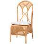 2_bali & pari Elsa Natural Rattan Dining Chair - Wicker Side Chair