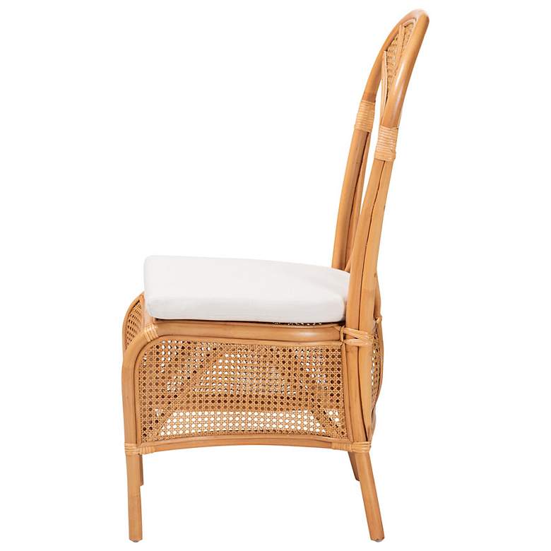 Image 4 bali & pari Elsa Natural Rattan Dining Chair - Wicker Side Chair more views