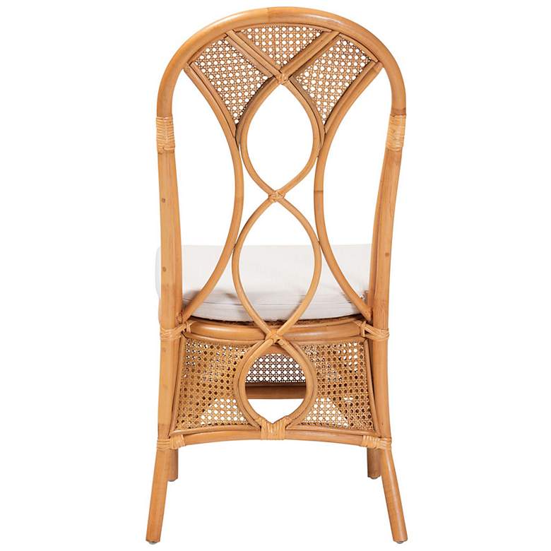 Image 5 bali & pari Elsa Natural Rattan Dining Chair - Wicker Side Chair more views