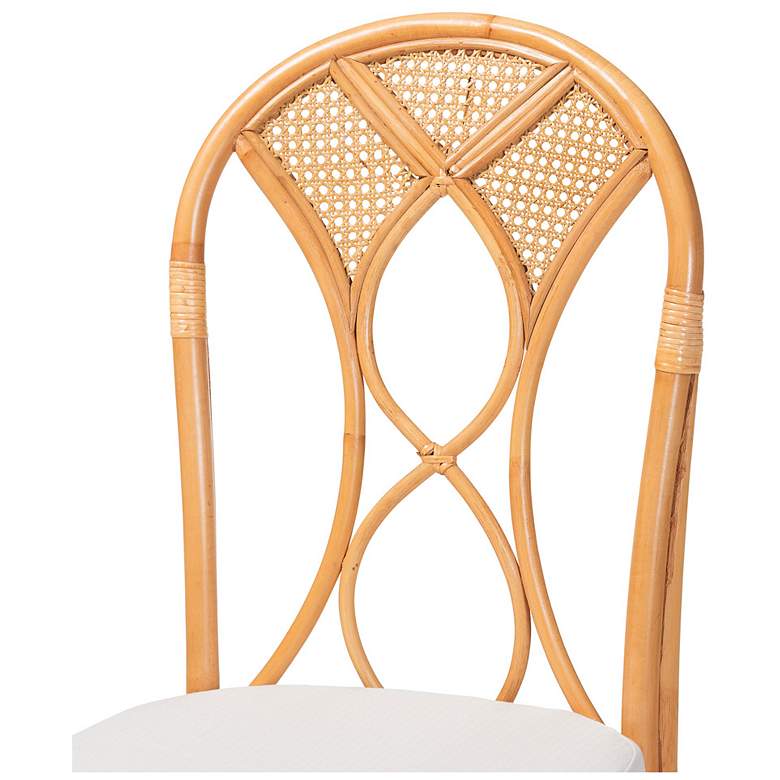 Image 6 bali & pari Elsa Natural Rattan Dining Chair - Wicker Side Chair more views