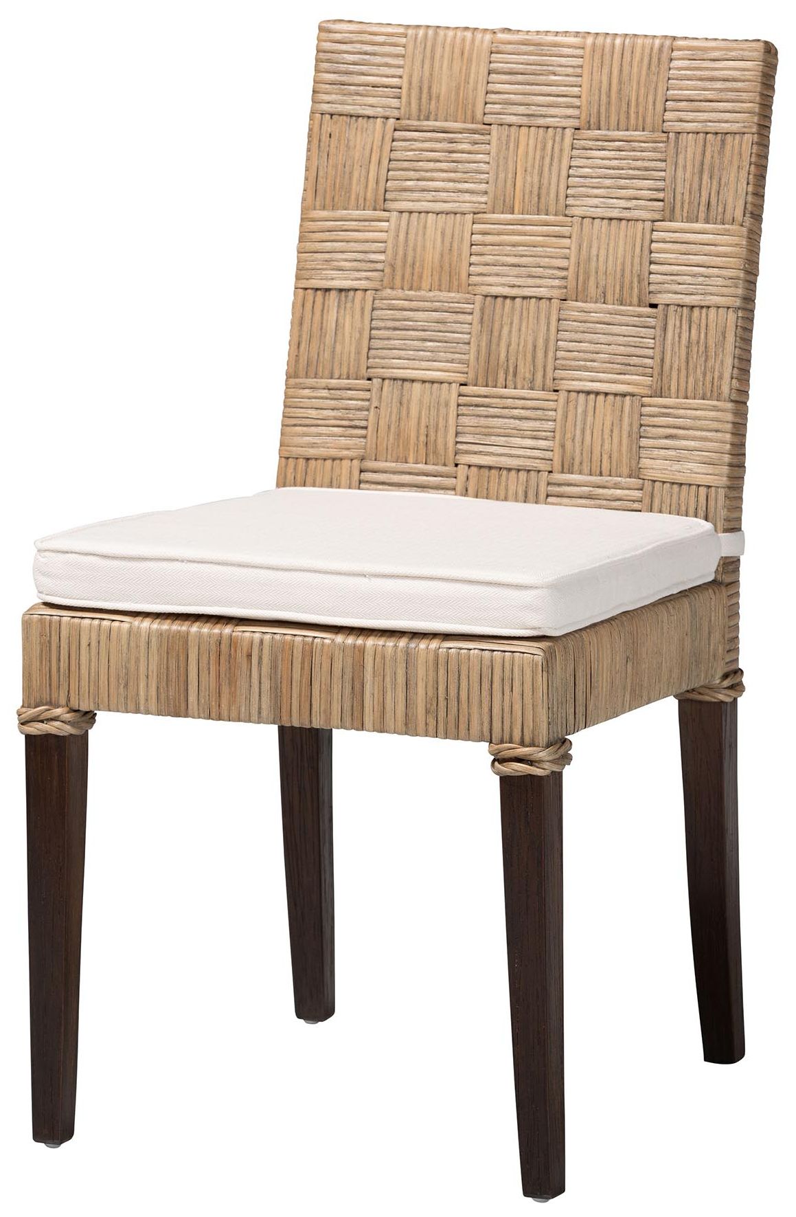 Image 2 bali & pari Fatima Rattan Dining Chair with Cushion