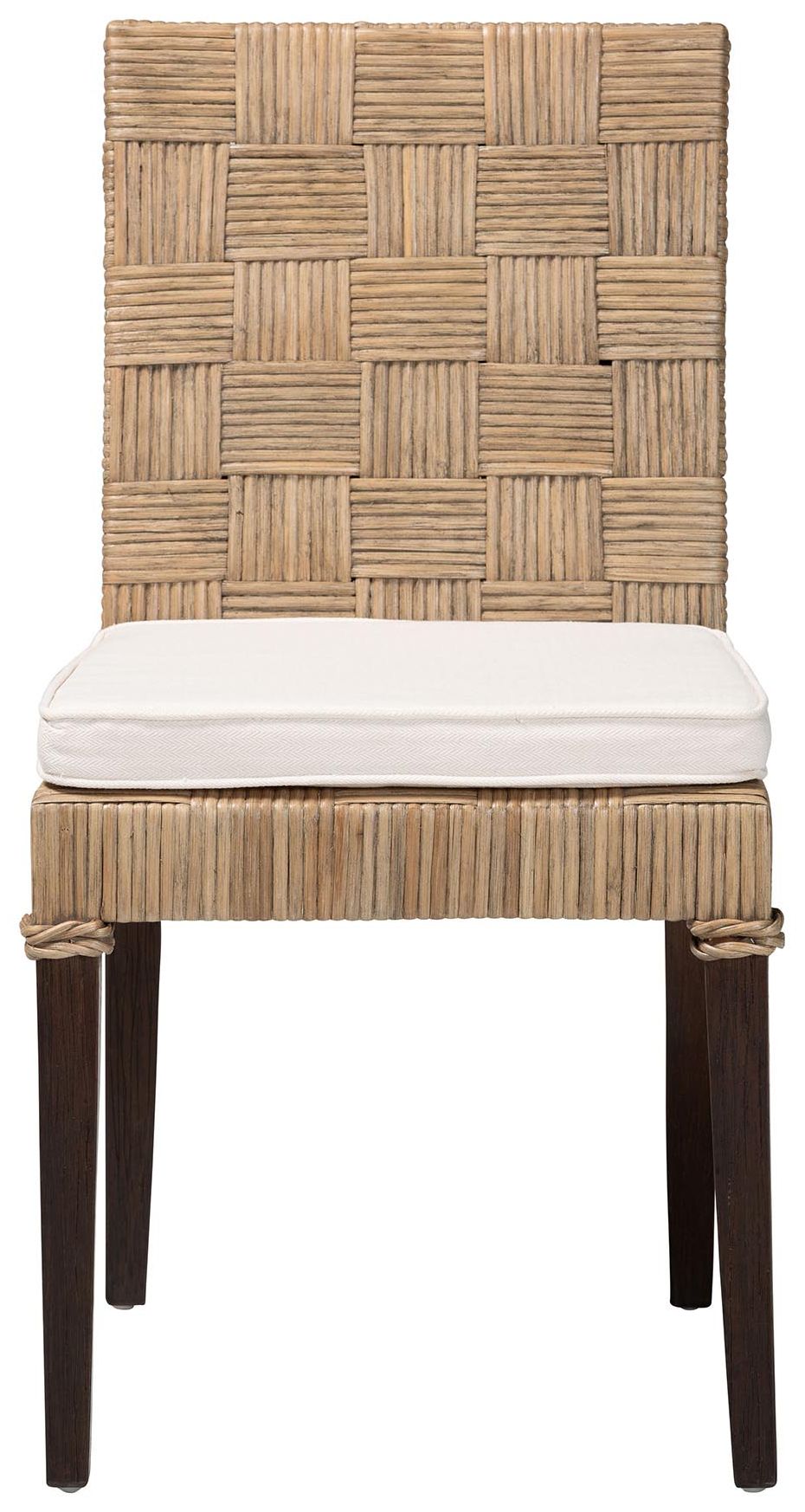 Image 3 bali & pari Fatima Rattan Dining Chair with Cushion more views