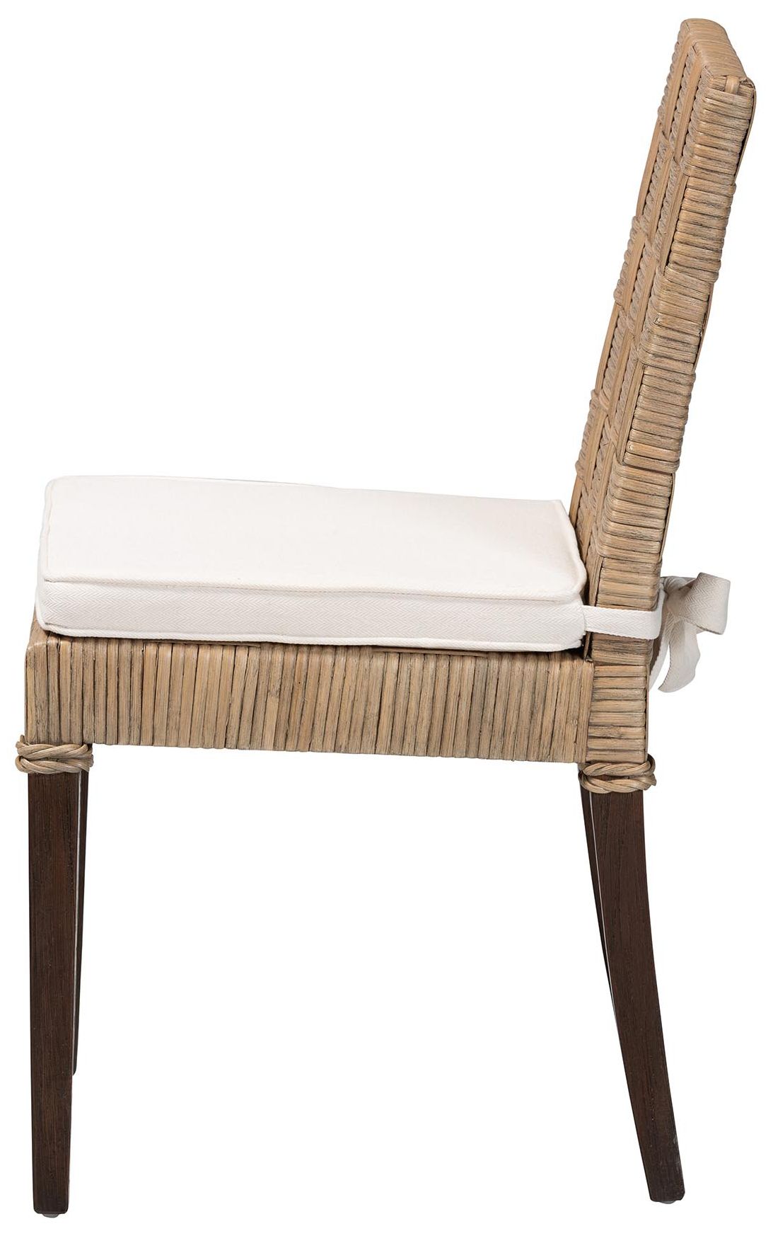 Image 4 bali & pari Fatima Rattan Dining Chair with Cushion more views