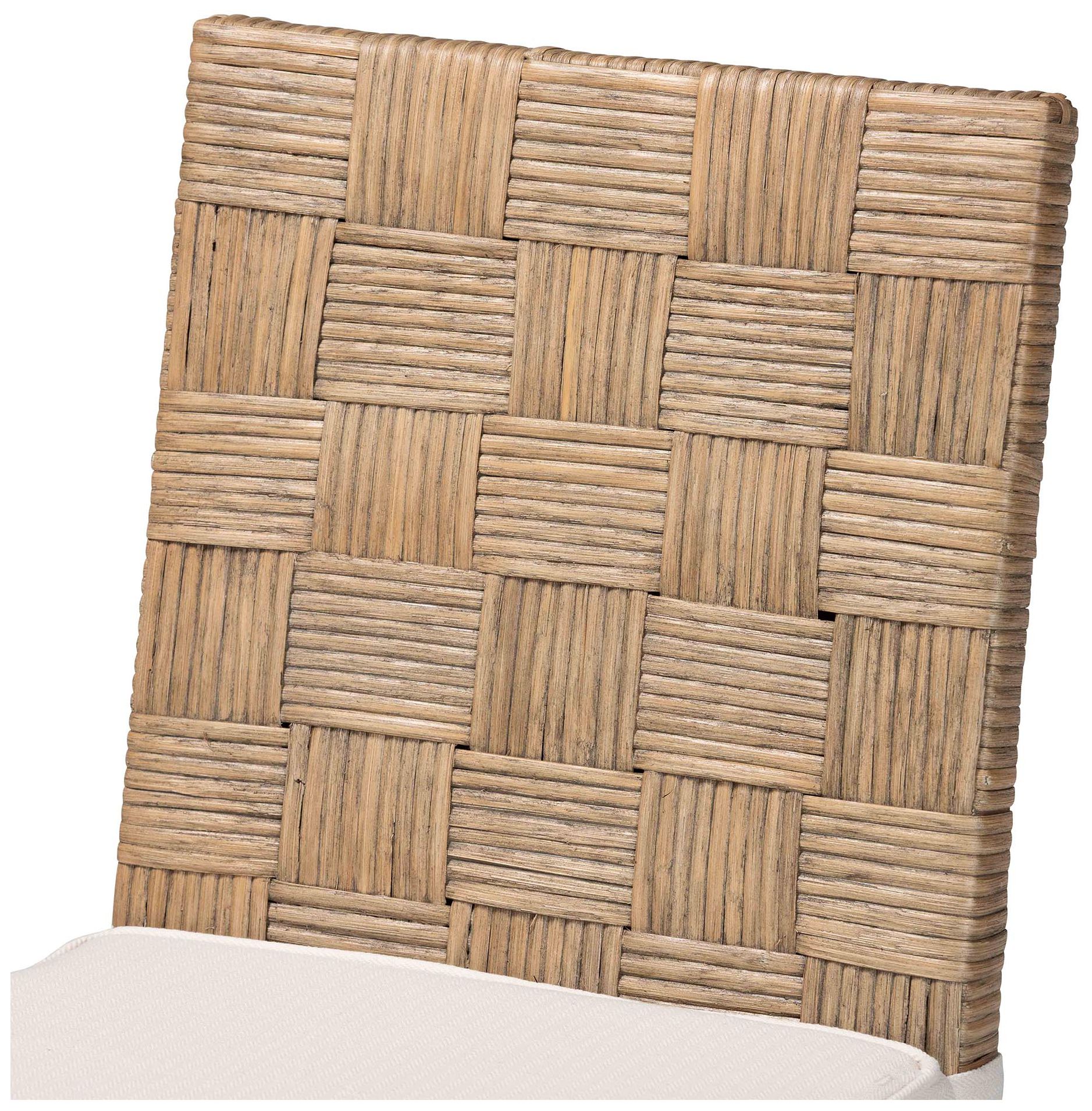 Image 6 bali & pari Fatima Rattan Dining Chair with Cushion more views